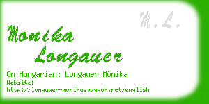 monika longauer business card